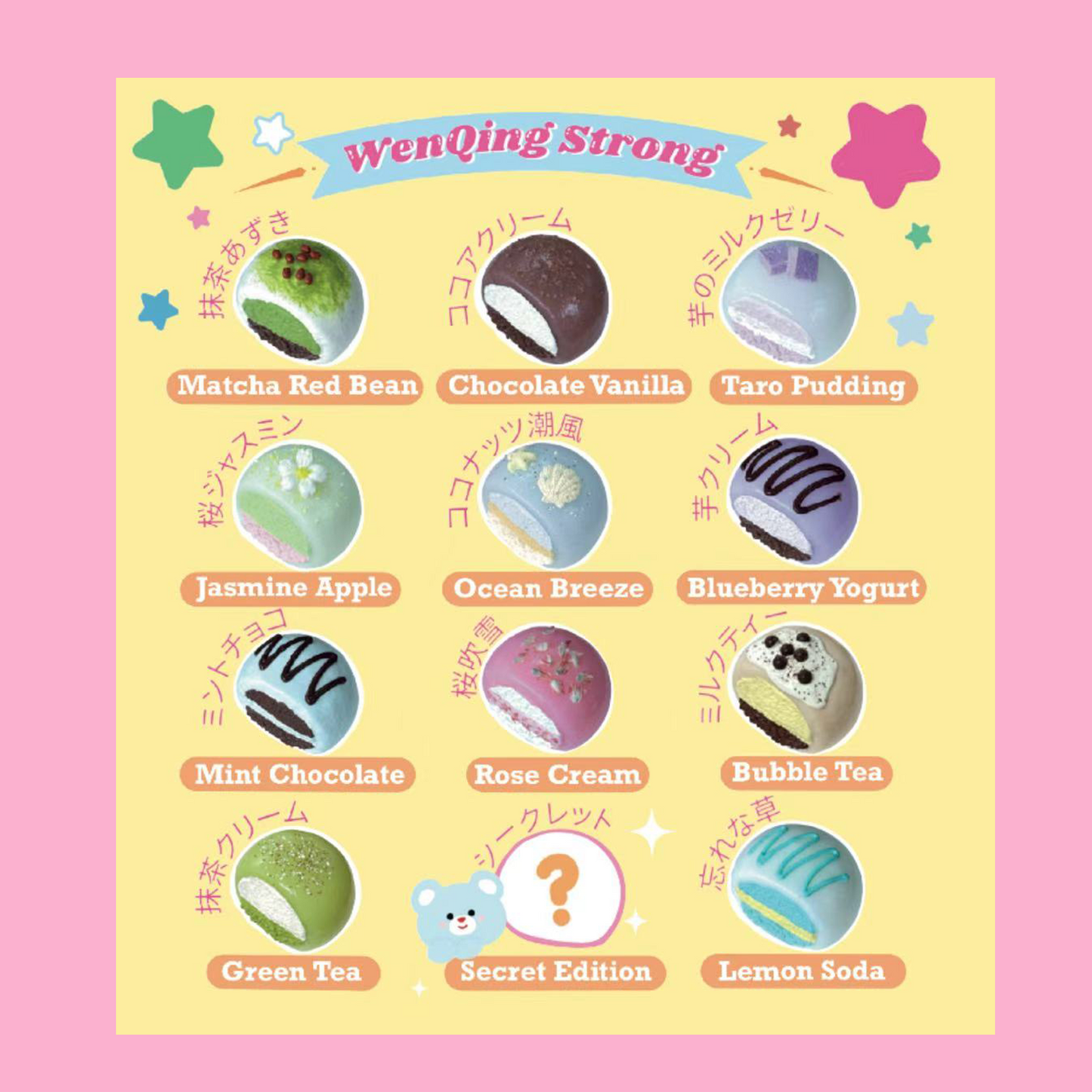[Wenqing Strong]Mochi Ice Cream [No returns or exchanges once opened] Taba squishy -Blind Box
