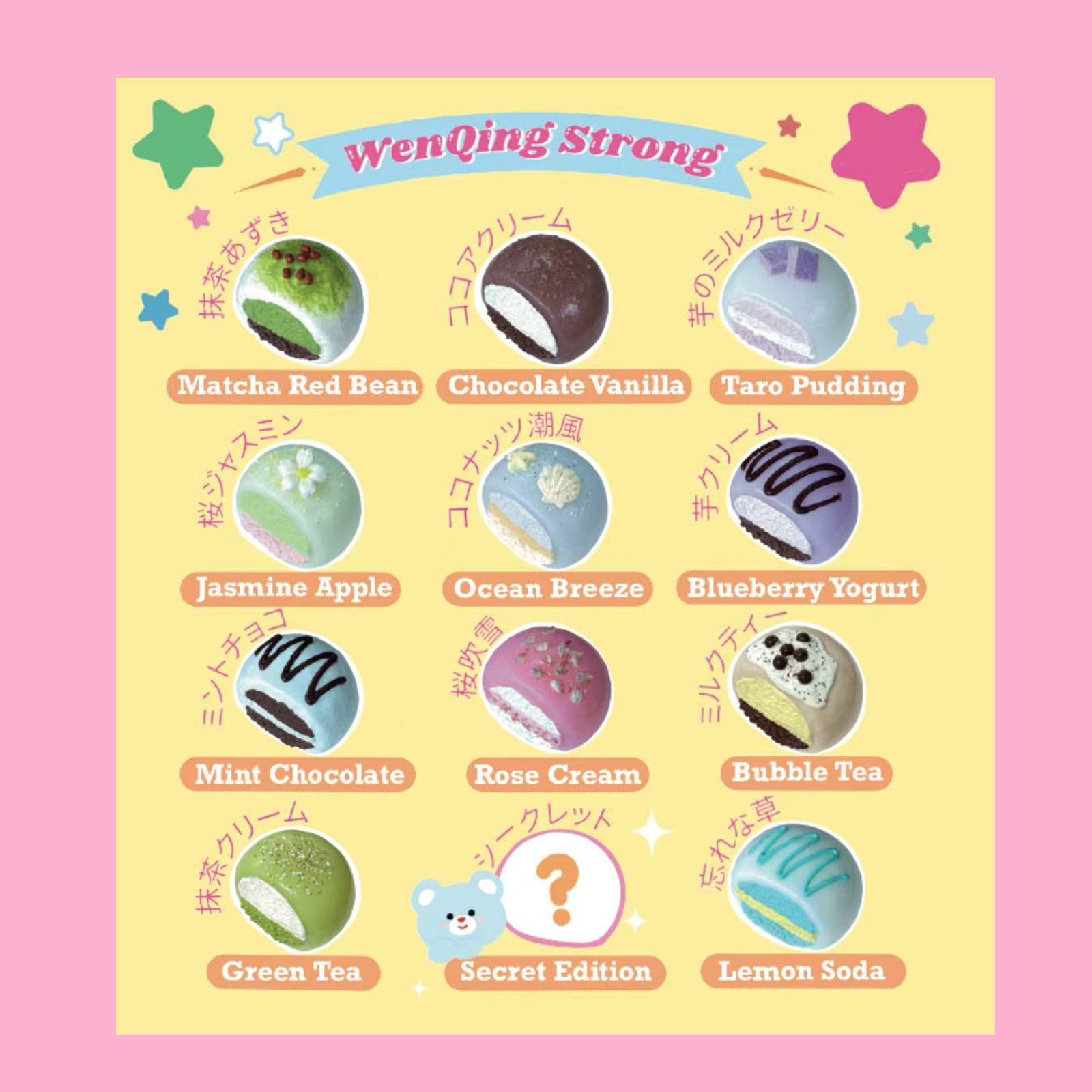 [Wenqing Strong]Mochi Ice Cream [No returns or exchanges once opened] Taba squishy -Blind Box