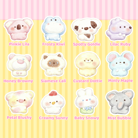 [Wenqing Strong]Fluffy Squad Baby Ver. [No returns or exchanges once opened] Taba squishy
