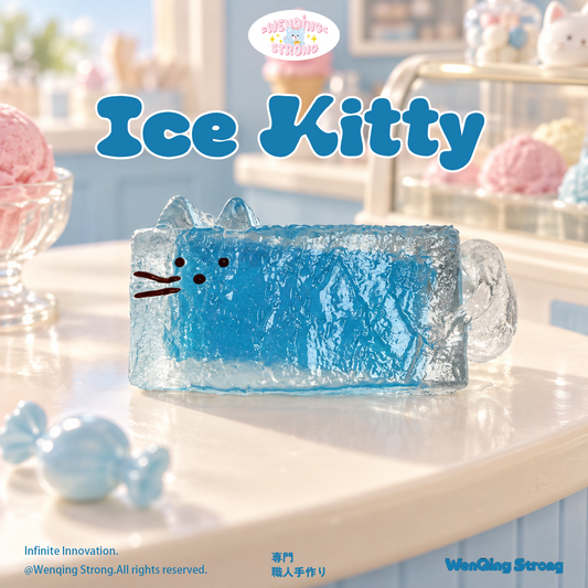 [Wenqing Strong]- Ice Kitty  [jelly] Taba squishy