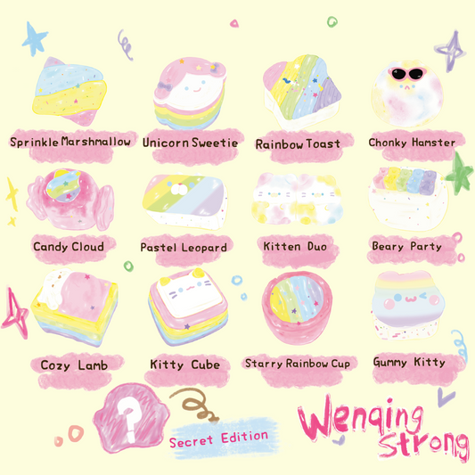 [WenQing Strong]Dopamine Cosmos[No returns or exchanges after opening] taba squishy Toy