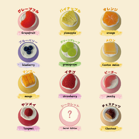 Fruit Daifuku Taba Squishy blind box
