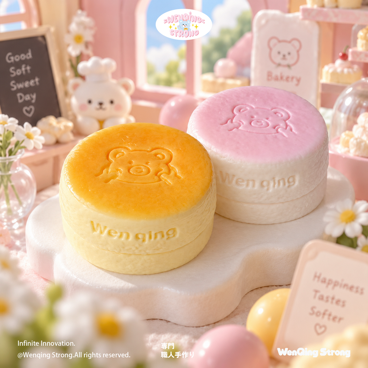 [Wenqing Strong]-【Little Bear Soufflé】 Taba squishy