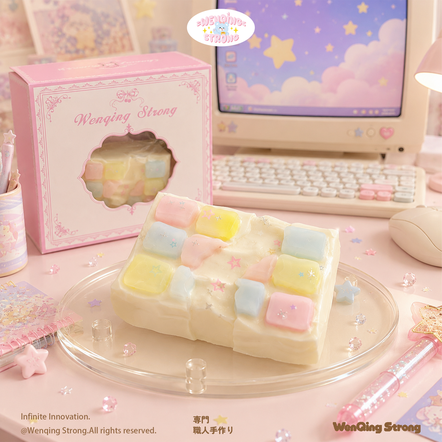 [Wenqing Strong]   Dopamine Keyboard [No returns or exchanges once opened] Taba squishy -Blind Box
