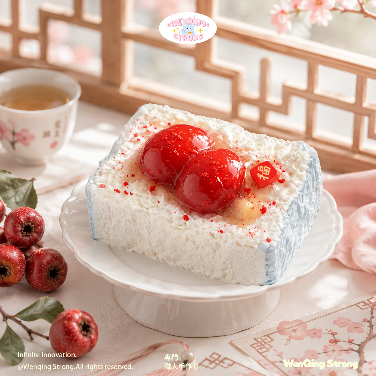 [WenQing Strong]Tanghulu Toast  [No returns or exchanges after opening] taba squishy Toy