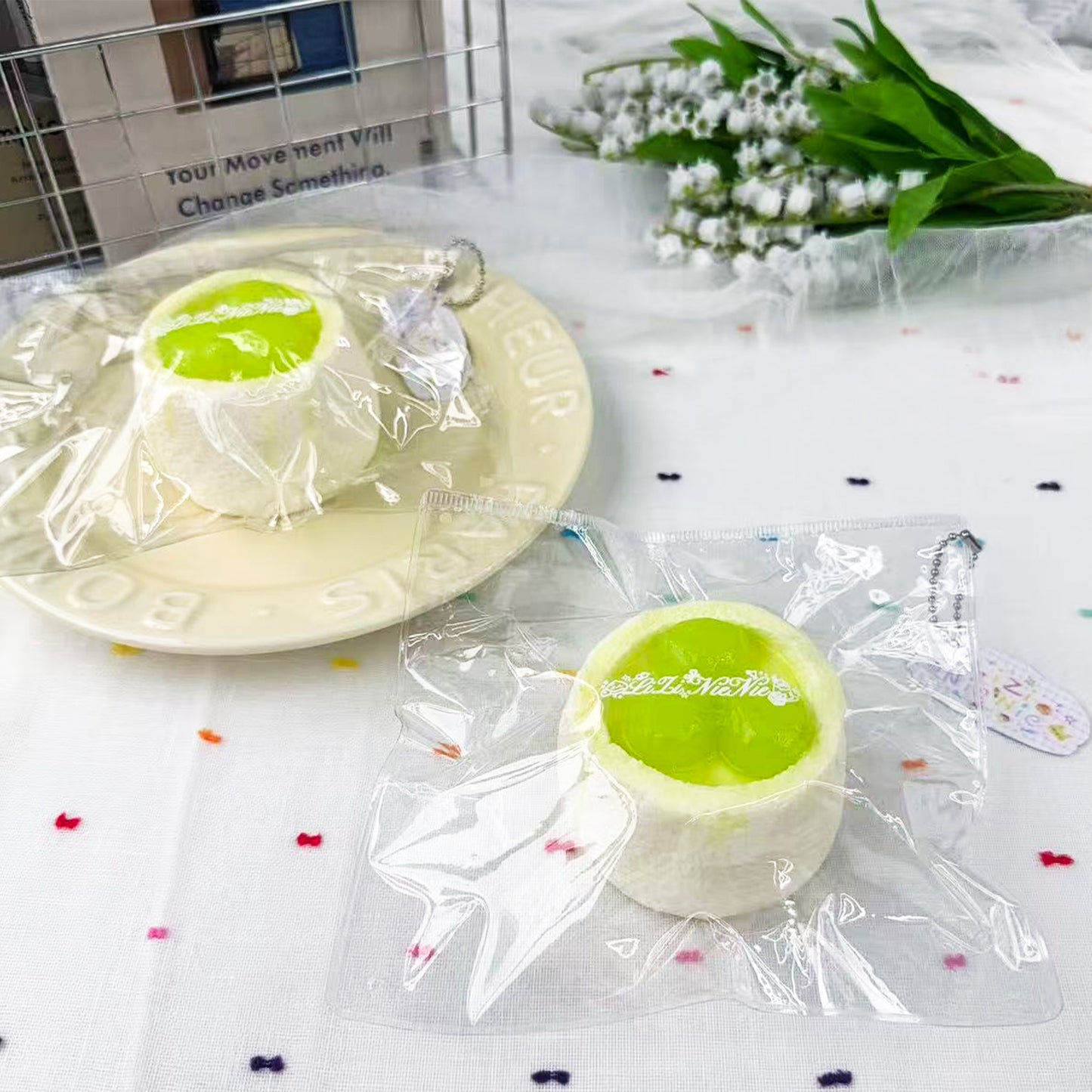 [Wenqing Strong]Muscat grape short cake [No returns or exchanges once opened] Taba squishy