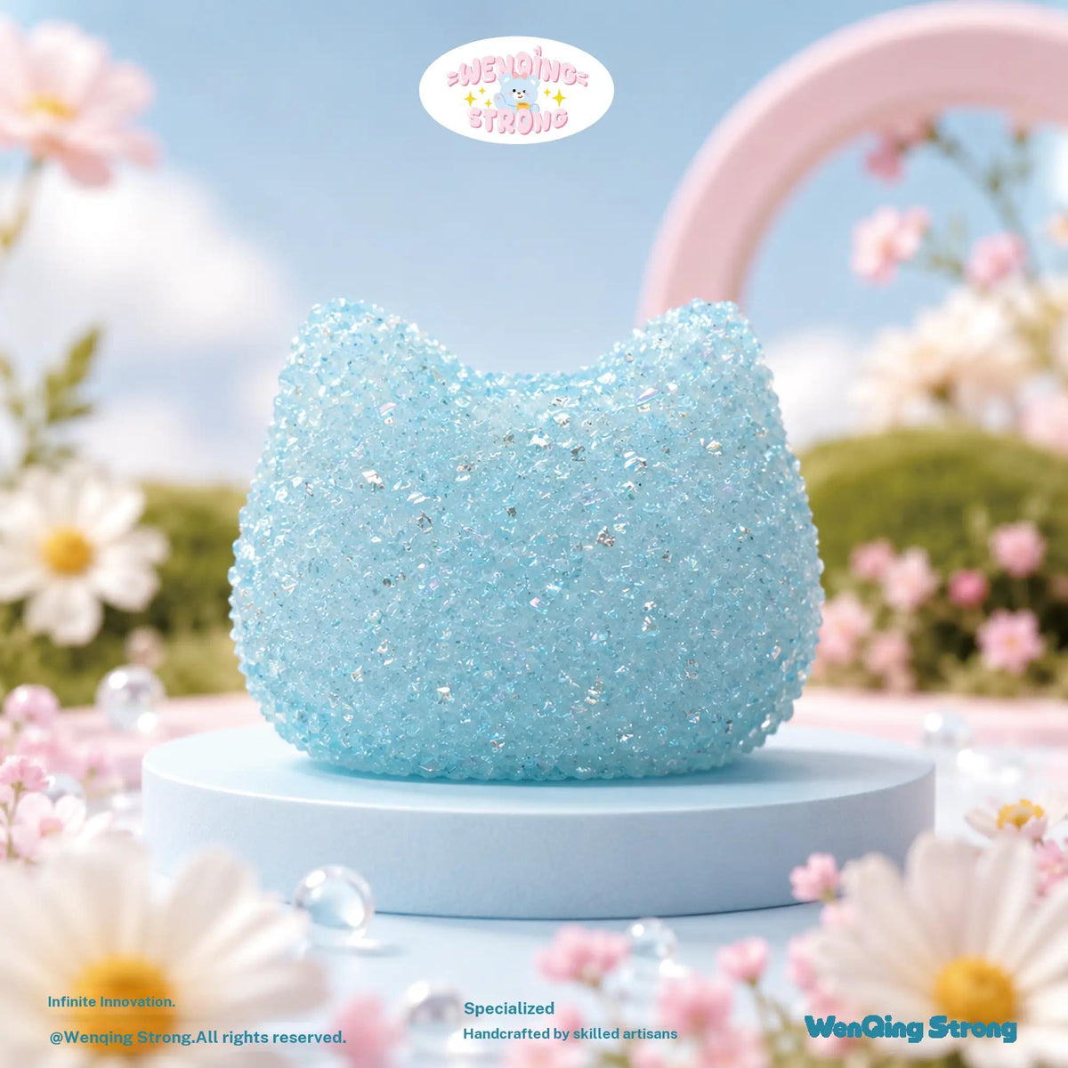 WenQing {WenQing Strong} Sparkling Gummy Kitty  [Returns and exchanges are not possible after opening] Squeeze blind box that will relieve stress with supple recoil