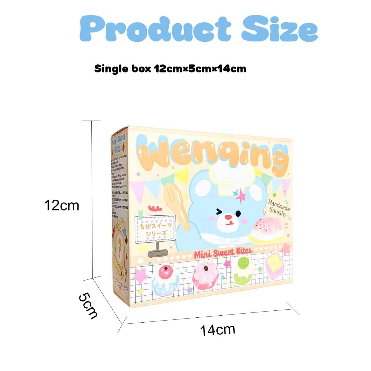 [WenQing Strong] opened Mini Sweet Bites [No returns or exchanges since opened] .taba squishy -blind boxes