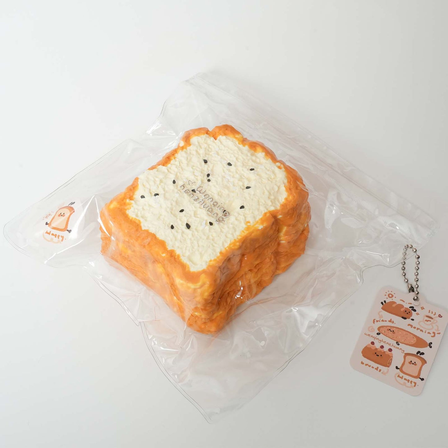 Double-layer Toast Taba Squishy