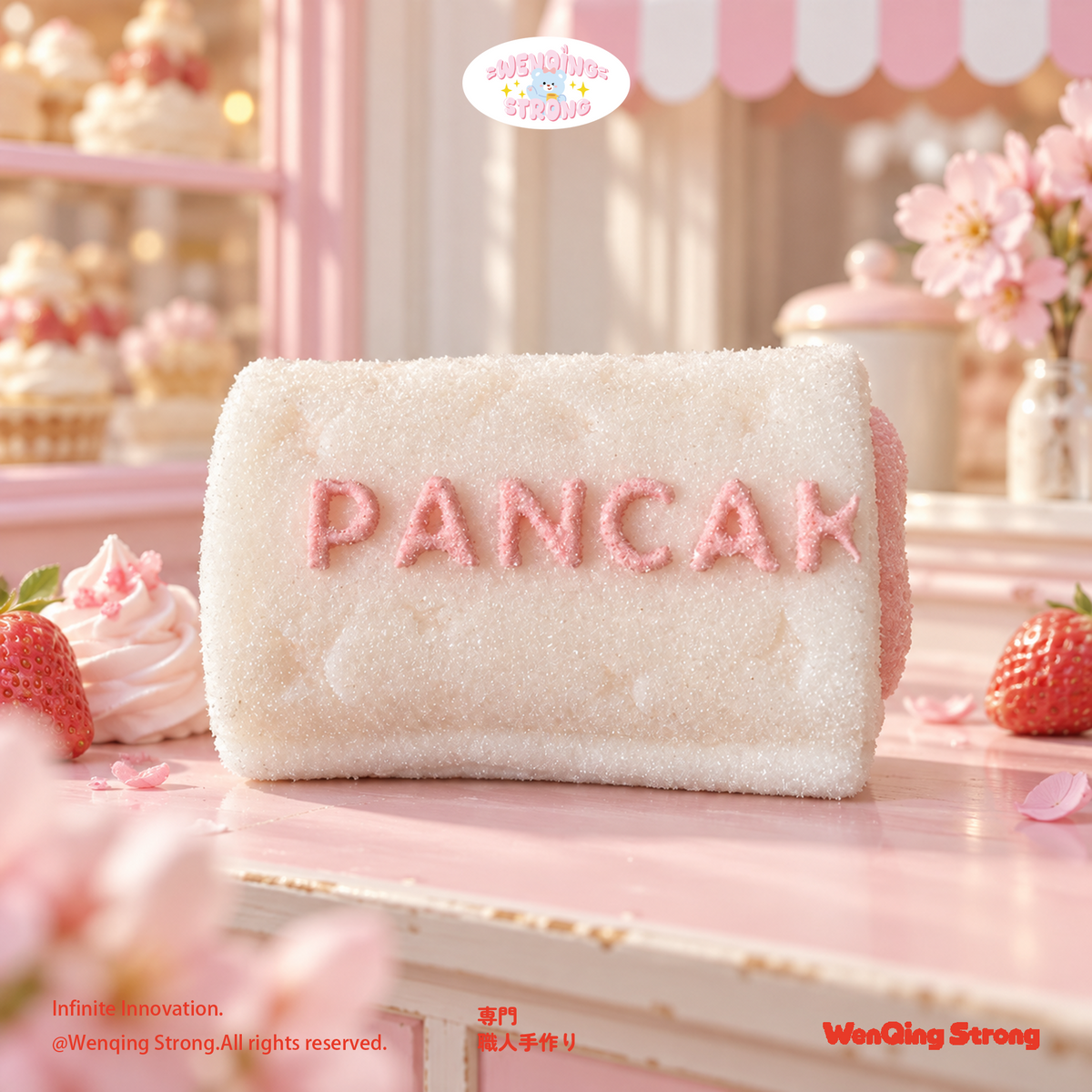 [Wenqing Strong]Berry Loaf【Marshmallow】taba squishy