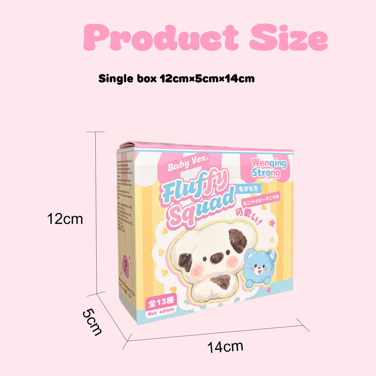 [Wenqing Strong]Fluffy Squad Baby Ver. [No returns or exchanges once opened] Taba squishy