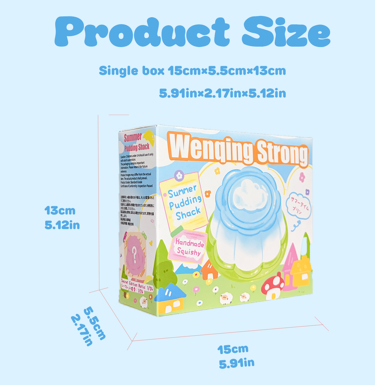 [WenQing Strong]  Summer Pudding Shack【Yogurt 】taba squishy -blind boxes