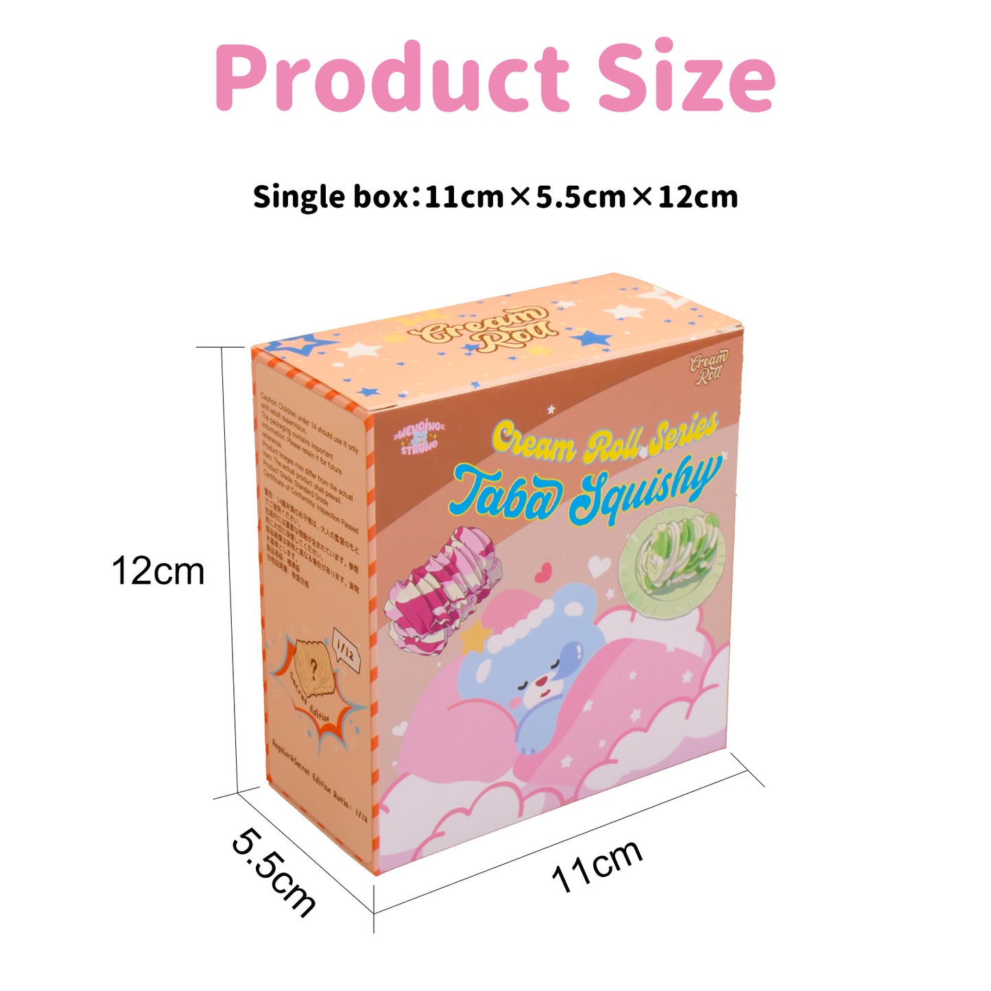 Cream Roll Taba Squishy blind box