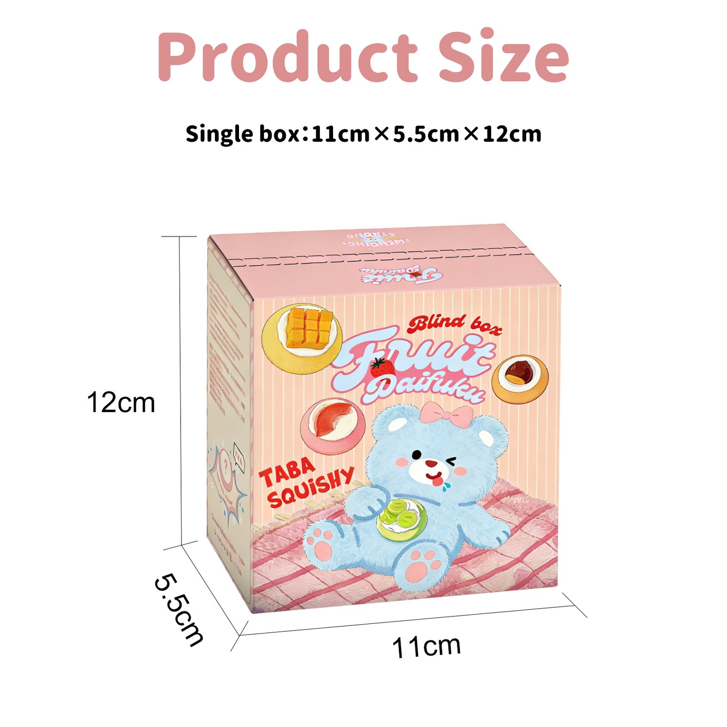 Fruit Daifuku Taba Squishy blind box