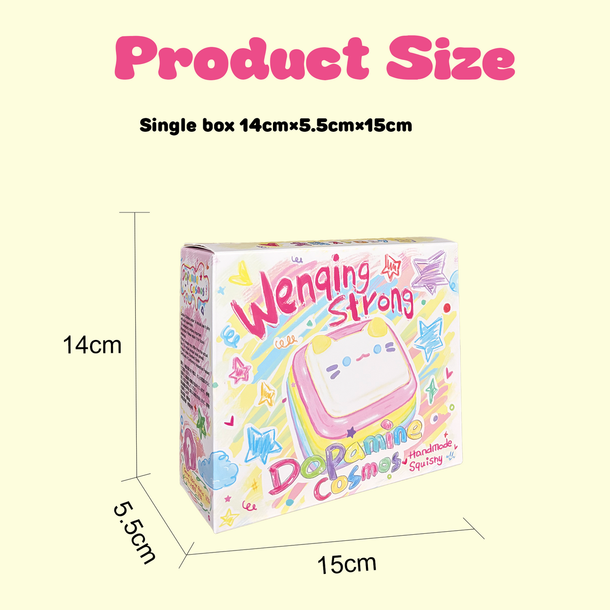 [WenQing Strong]Dopamine Cosmos[No returns or exchanges after opening] taba squishy Toy