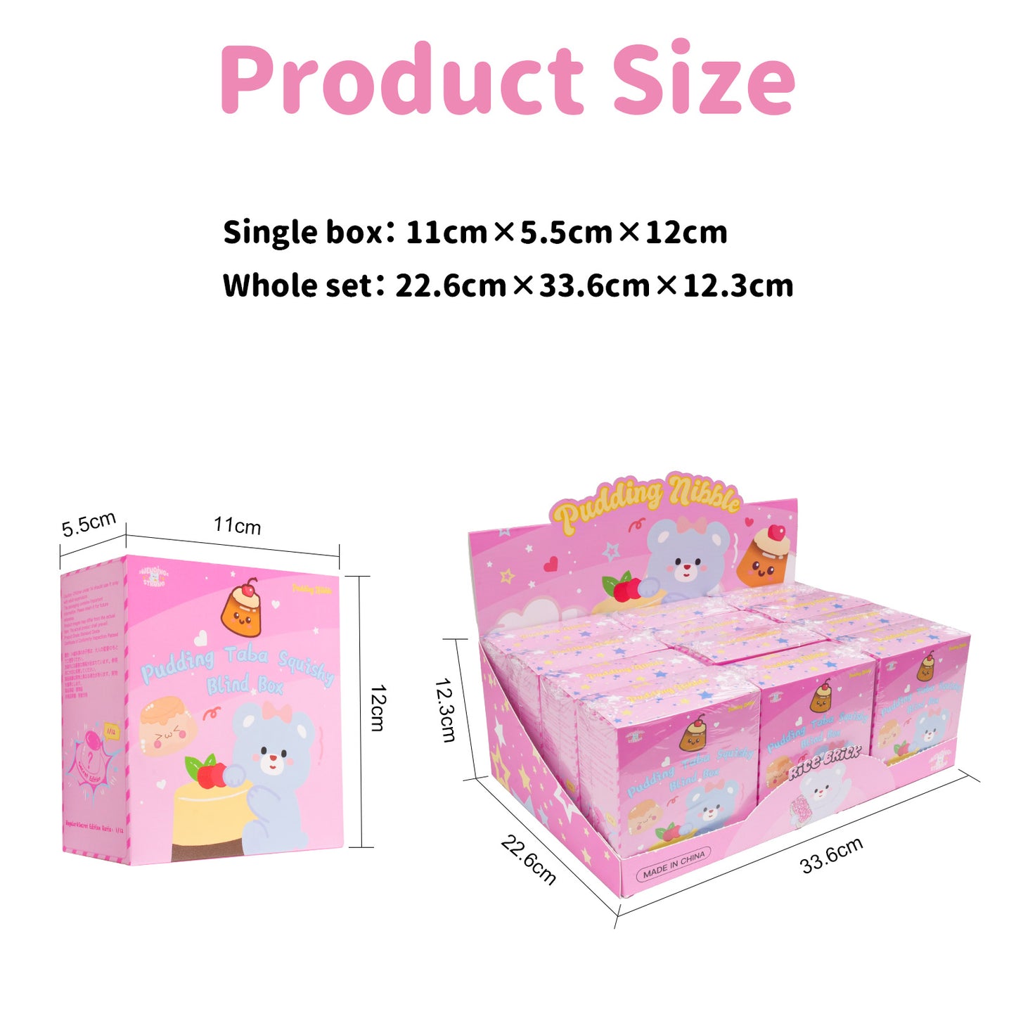 Pudding Taba Squishy blind box