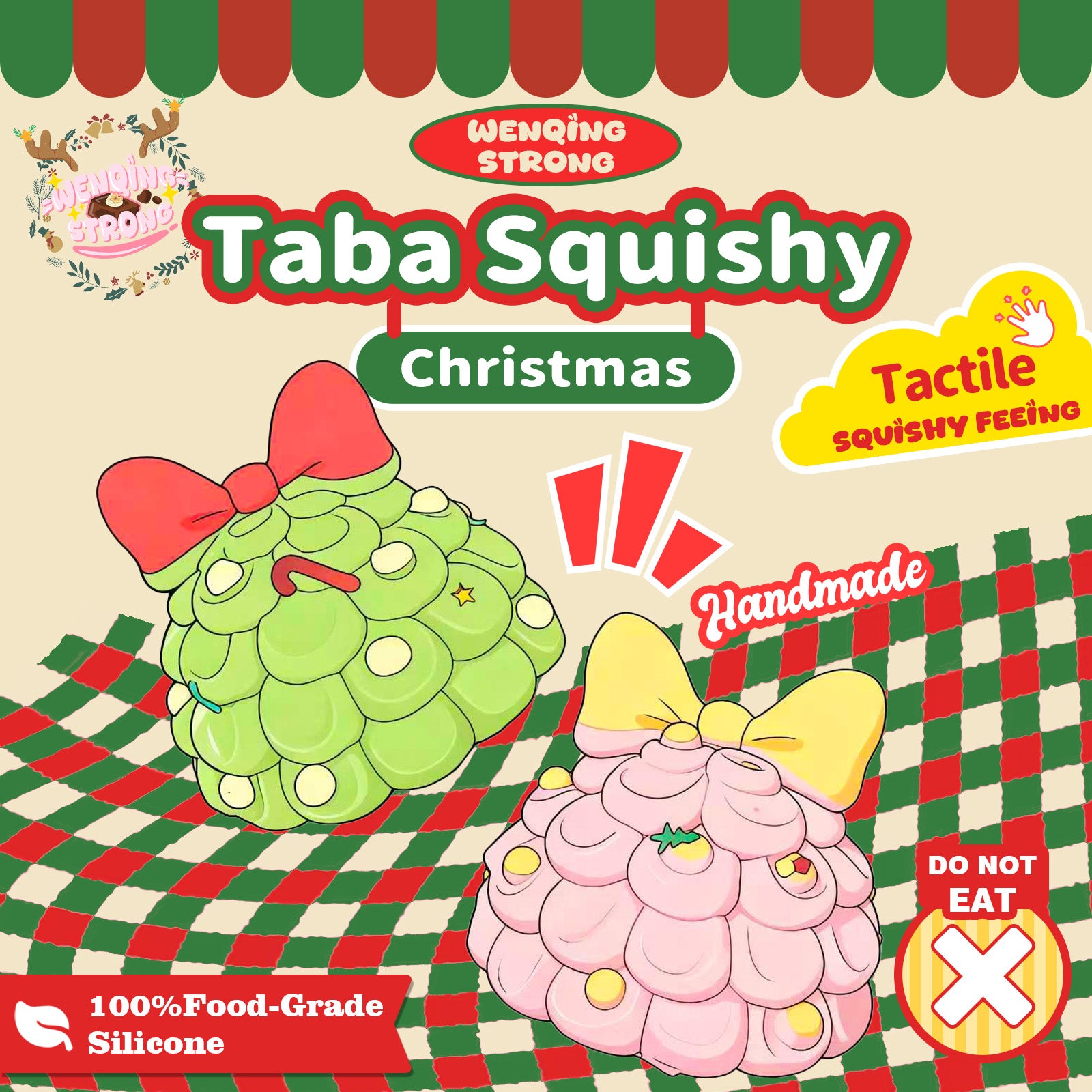 Christmas Tree Taba Squishy