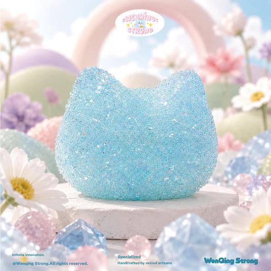 WenQing {WenQing Strong} Sparkling Gummy Kitty  [Returns and exchanges are not possible after opening] Squeeze blind box that will relieve stress with supple recoil