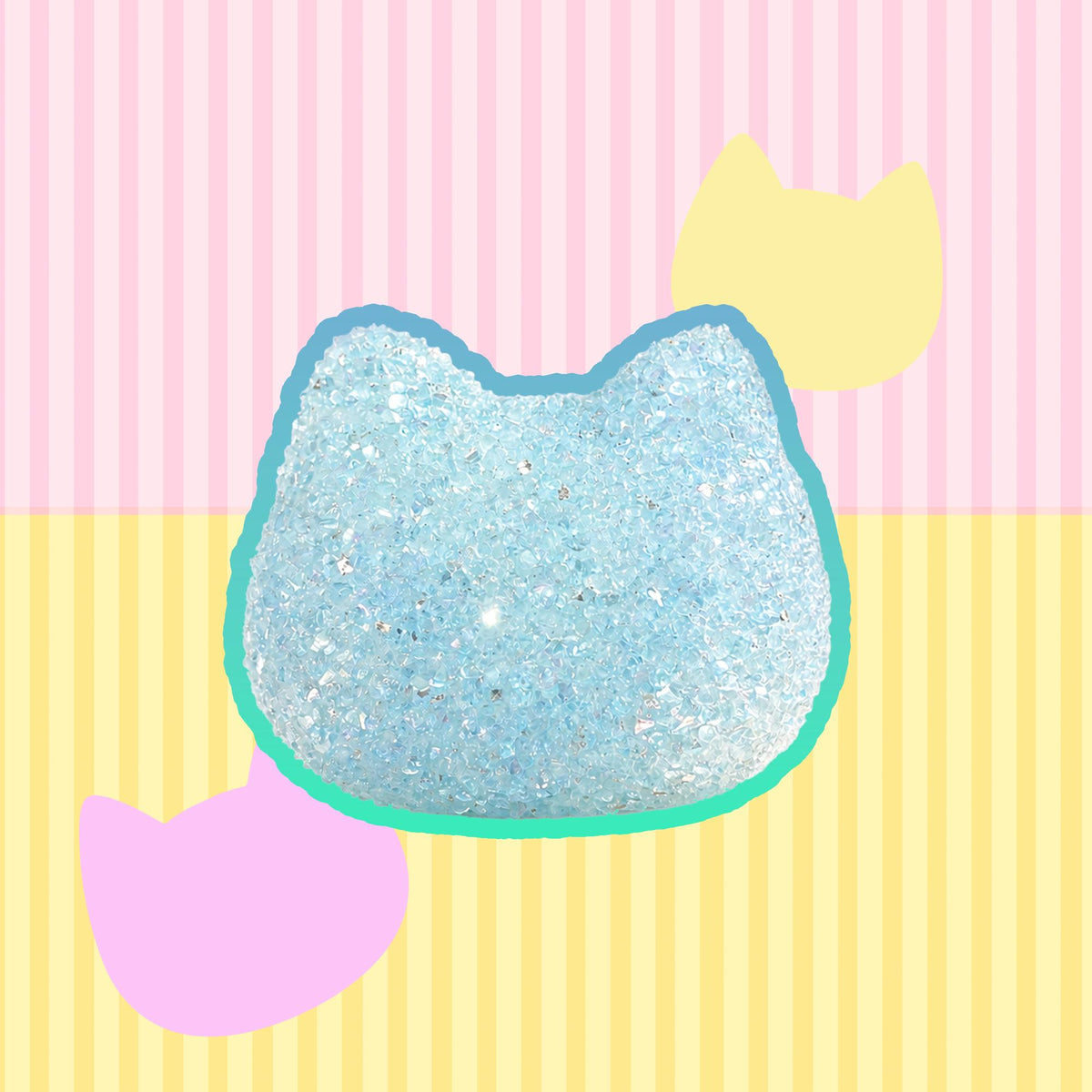 WenQing {WenQing Strong} Sparkling Gummy Kitty  [Returns and exchanges are not possible after opening] Squeeze blind box that will relieve stress with supple recoil