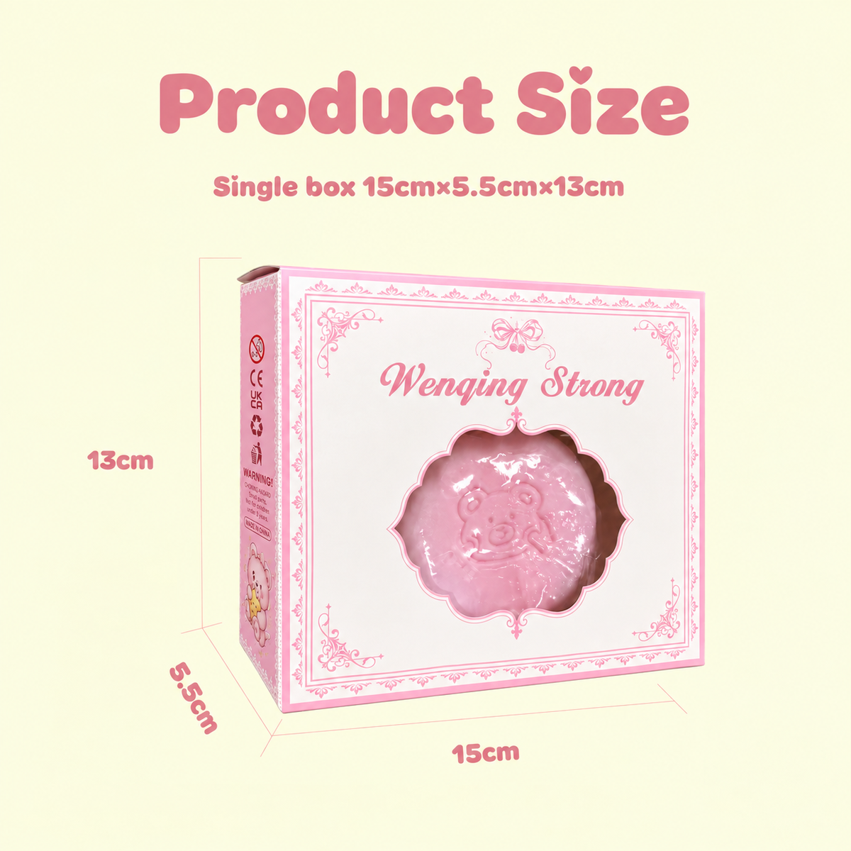 [Wenqing Strong]-【Little Bear Soufflé】 Taba squishy