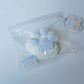 Ice Blue Cat Paw Taba Squishy