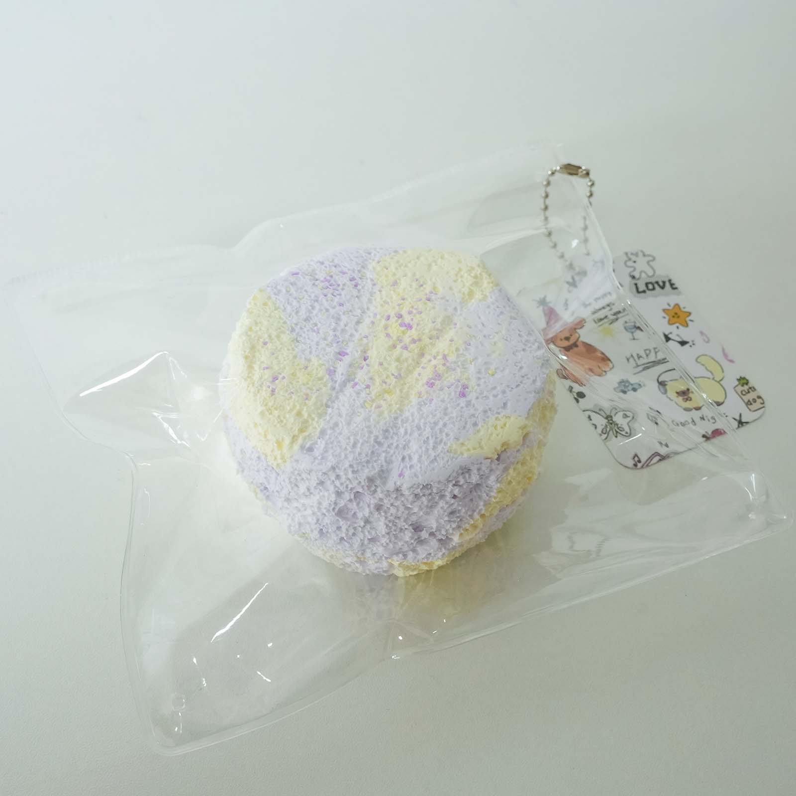 Grape round toast Taba Squishy