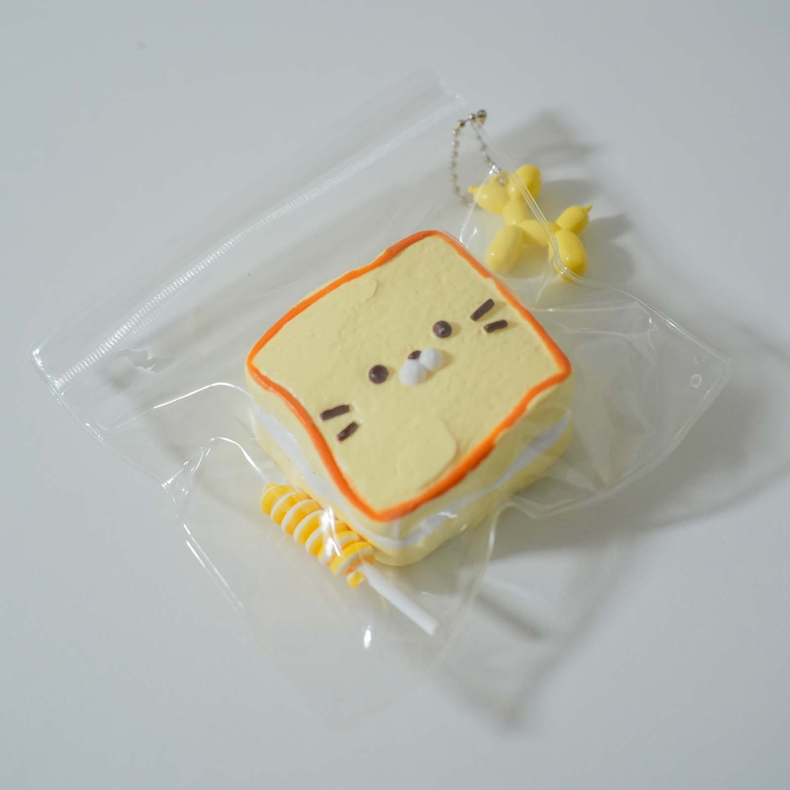 Kitty face toast Taba Squishy