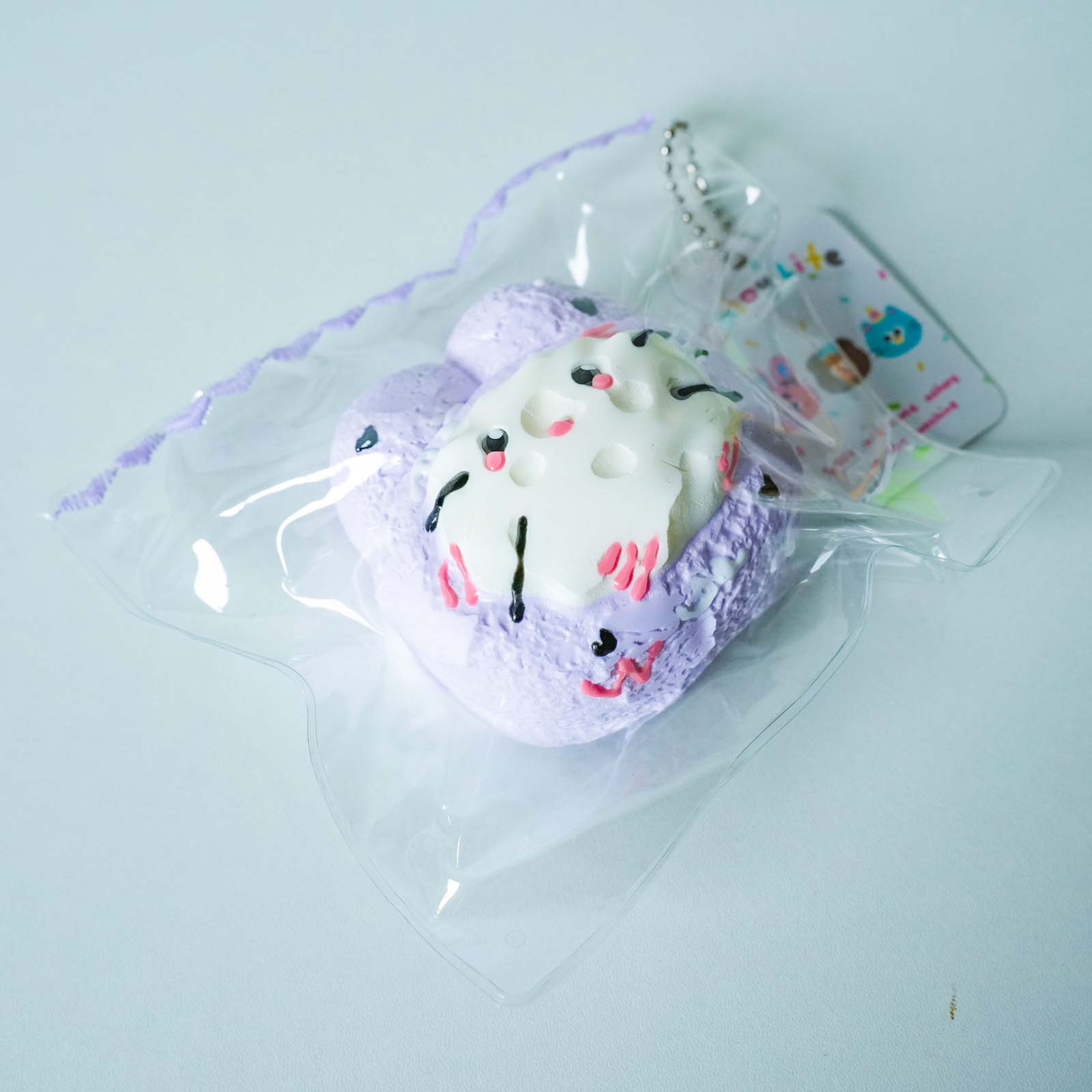 Purple cream bunny Taba Squishy