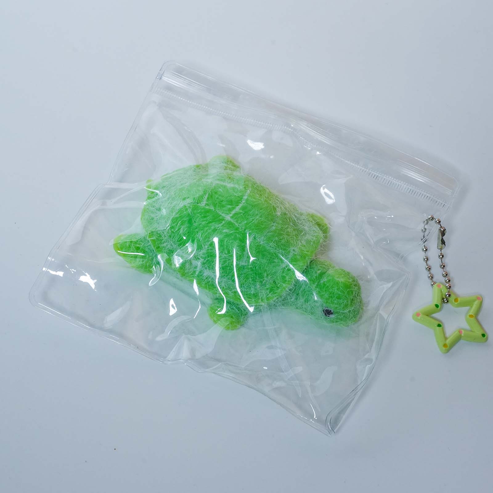 Fluffy Green Turtle Taba Squishy