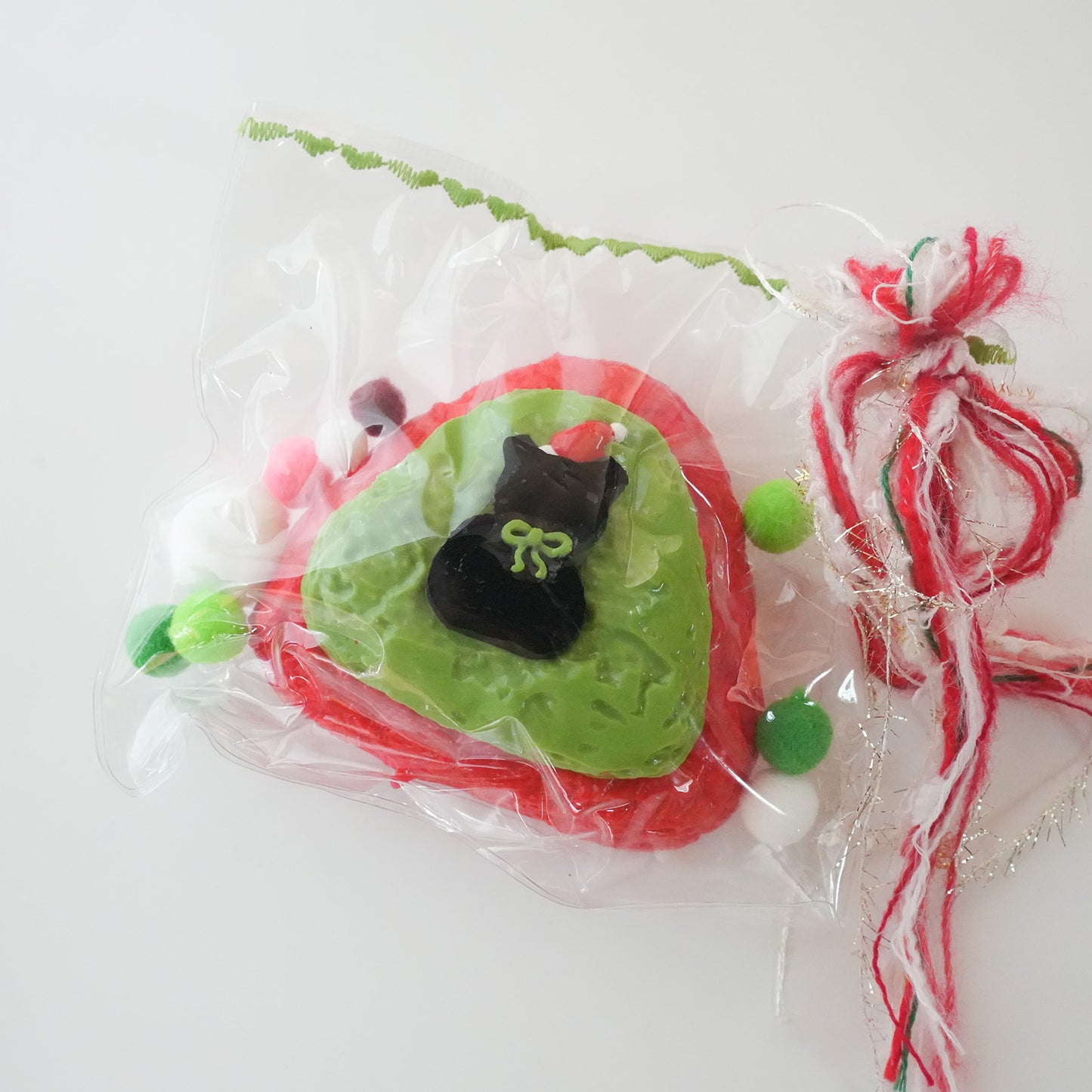 Christmas Triangle Cat Taba Squishy