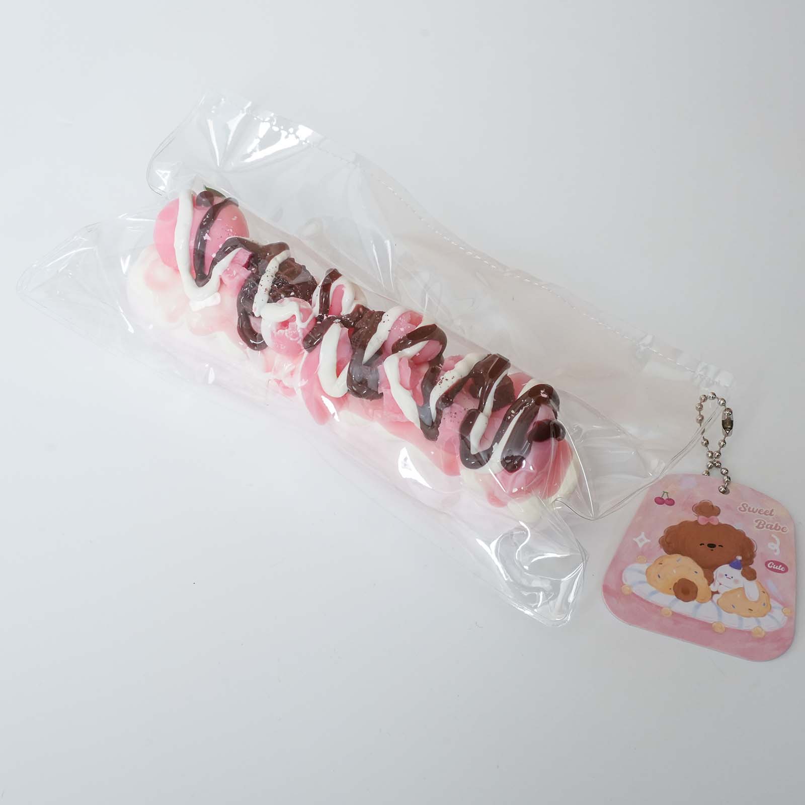 Peach Baguette Taba Squishy