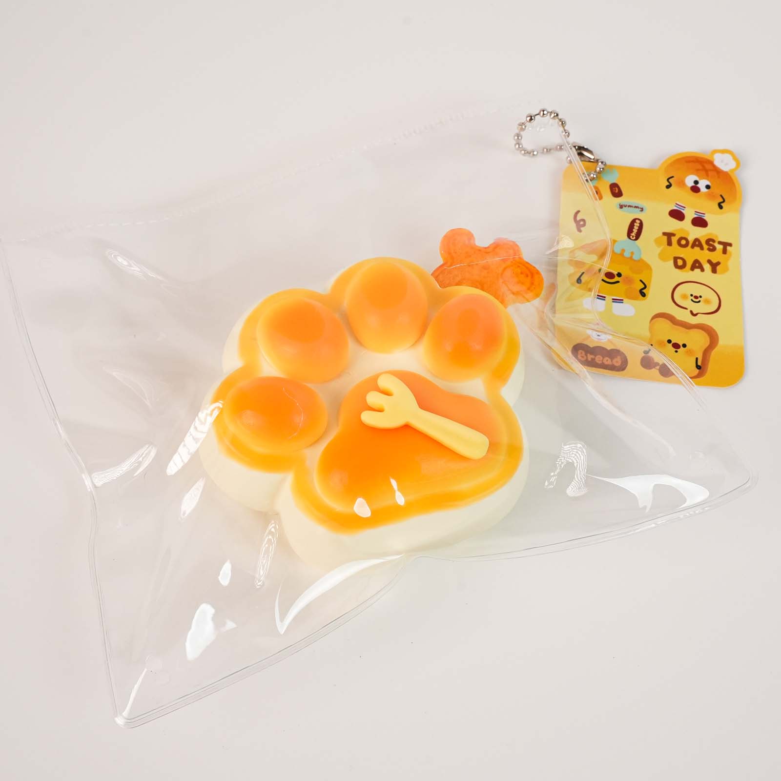 Caramel colored cat paws Taba Squishy