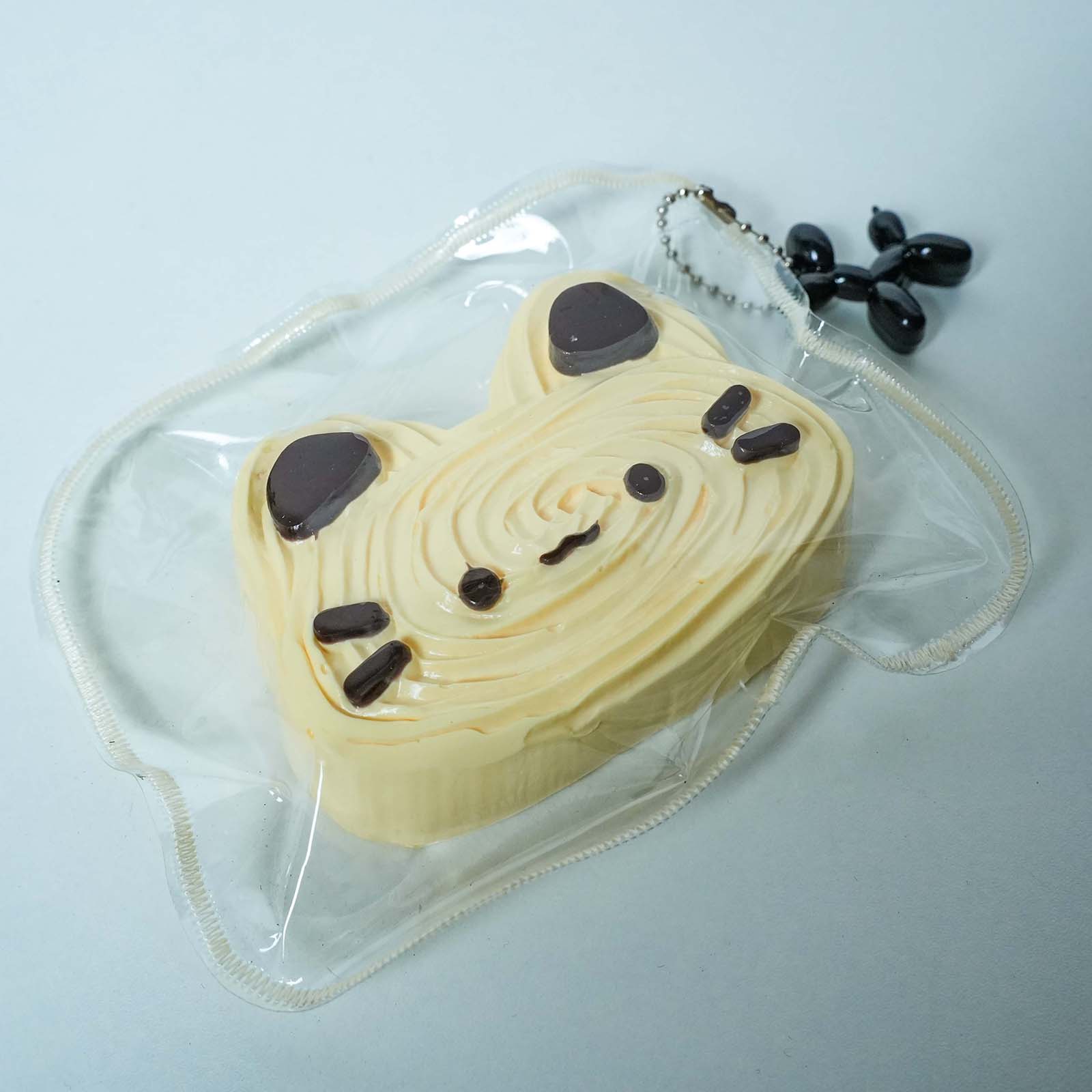 Cream thread kitty Taba Squishy