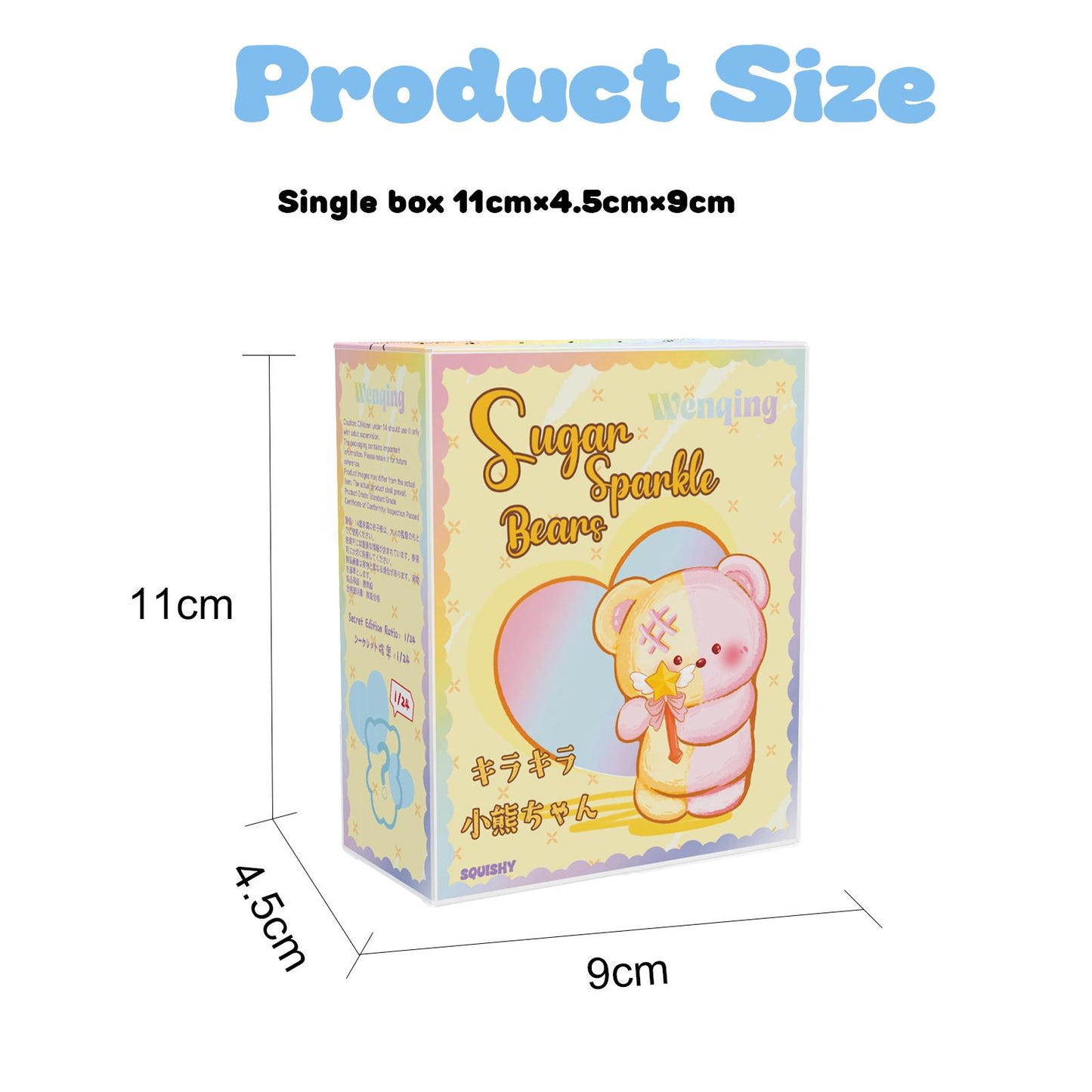 Sugar Sparkle Bears[No returns or exchangesonce opened] .taba squishy -blind boxes