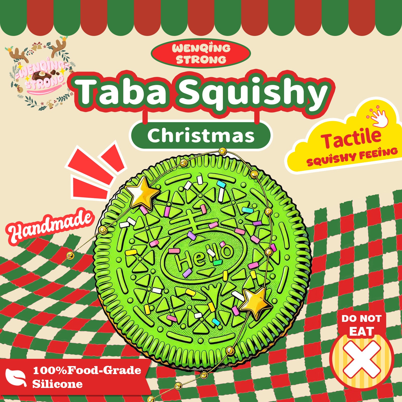 Christmas Oreo Taba Squishy